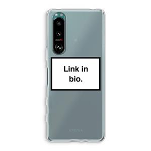 CaseCompany Link in bio: Sony Xperia 5 III Transparant Hoesje