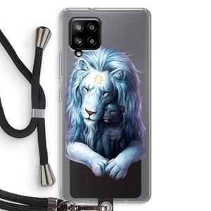 CaseCompany Child Of Light: Samsung Galaxy A42 5G Transparant Hoesje met koord