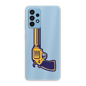 CaseCompany Pew Pew Pew: Samsung Galaxy A52 Transparant Hoesje