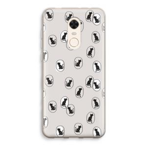 CaseCompany Miauw: Xiaomi Redmi 5 Transparant Hoesje