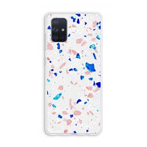 CaseCompany Terrazzo N°6: Galaxy A71 Transparant Hoesje