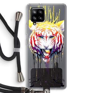 CaseCompany Fading: Samsung Galaxy A42 5G Transparant Hoesje met koord