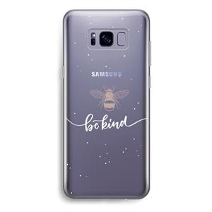 CaseCompany Be(e) kind: Samsung Galaxy S8 Plus Transparant Hoesje