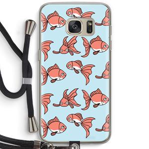 CaseCompany Blub: Samsung Galaxy S7 Transparant Hoesje met koord
