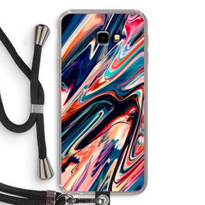 CaseCompany Quantum Being: Samsung Galaxy J4 Plus Transparant Hoesje met koord