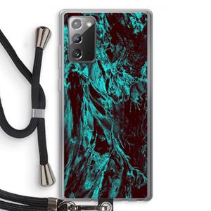 CaseCompany Ice Age: Samsung Galaxy Note 20 / Note 20 5G Transparant Hoesje met koord