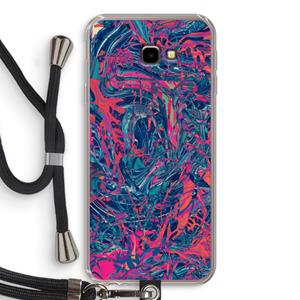 CaseCompany Sleeping Dreams: Samsung Galaxy J4 Plus Transparant Hoesje met koord