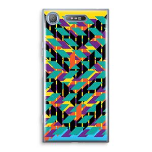 CaseCompany Skew Bee 1: Sony Xperia XZ1 Transparant Hoesje