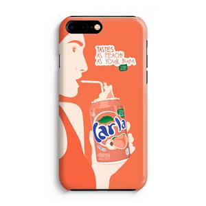 CaseCompany Peach please!: iPhone 8 Plus Volledig Geprint Hoesje