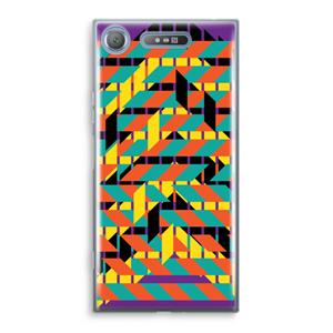 CaseCompany Skew Bee 2: Sony Xperia XZ1 Transparant Hoesje