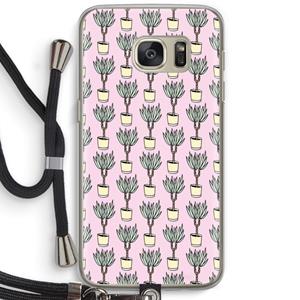 CaseCompany Boompje: Samsung Galaxy S7 Transparant Hoesje met koord
