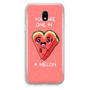 CaseCompany One In A Melon: Samsung Galaxy J3 (2017) Transparant Hoesje