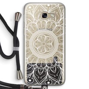 CaseCompany Roses Are Red: Samsung Galaxy A5 (2017) Transparant Hoesje met koord