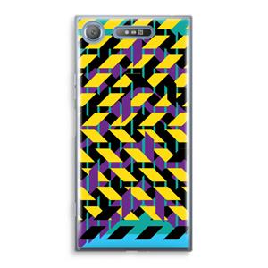 CaseCompany Skew Bee 3: Sony Xperia XZ1 Transparant Hoesje