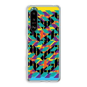 CaseCompany Skew Bee 1: Sony Xperia 5 III Transparant Hoesje