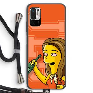 CaseCompany Jamie Lee Simpson: Xiaomi Redmi Note 10 5G Transparant Hoesje met koord