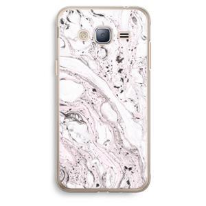 CaseCompany Mengelmoes: Samsung Galaxy J3 (2016) Transparant Hoesje