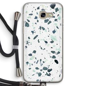 CaseCompany Terrazzo N°2: Samsung Galaxy A5 (2017) Transparant Hoesje met koord
