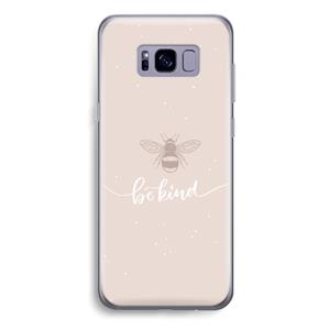 CaseCompany Be(e) kind: Samsung Galaxy S8 Plus Transparant Hoesje