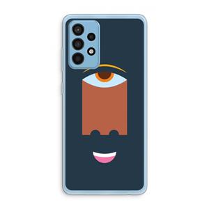 CaseCompany Mono M: Samsung Galaxy A52 Transparant Hoesje