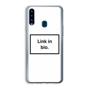 CaseCompany Link in bio: Samsung Galaxy A20s Transparant Hoesje