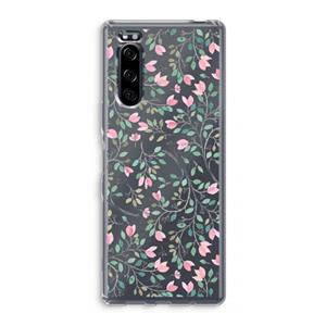 CaseCompany Sierlijke bloemen: Sony Xperia 5 Transparant Hoesje