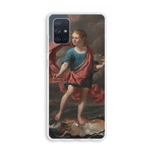 CaseCompany Soap Bubbles: Galaxy A71 Transparant Hoesje