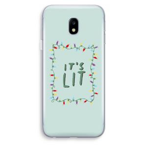 CaseCompany It's Lit: Samsung Galaxy J3 (2017) Transparant Hoesje