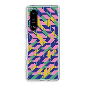CaseCompany Skew Blush 1: Sony Xperia 5 III Transparant Hoesje