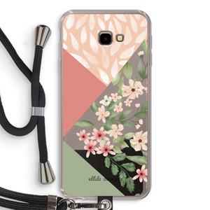 CaseCompany Sweet heaven geometrics: Samsung Galaxy J4 Plus Transparant Hoesje met koord