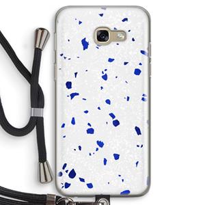 CaseCompany Terrazzo N°5: Samsung Galaxy A5 (2017) Transparant Hoesje met koord