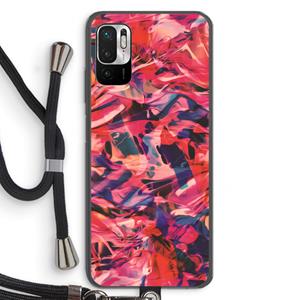 CaseCompany California: Xiaomi Redmi Note 10 5G Transparant Hoesje met koord