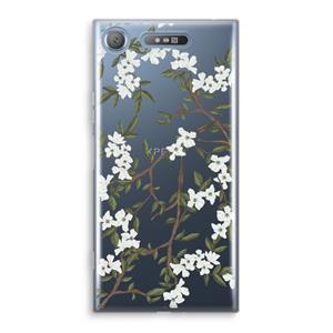 CaseCompany Blossoming spring: Sony Xperia XZ1 Transparant Hoesje
