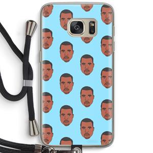 CaseCompany Kanye Call Me℃: Samsung Galaxy S7 Transparant Hoesje met koord