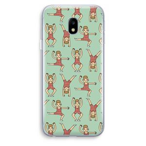 CaseCompany Gymboys: Samsung Galaxy J3 (2017) Transparant Hoesje