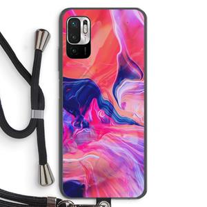 CaseCompany Earth And Ocean: Xiaomi Redmi Note 10 5G Transparant Hoesje met koord