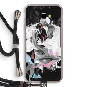 CaseCompany Camouflage de sommeil: Samsung Galaxy J4 Plus Transparant Hoesje met koord