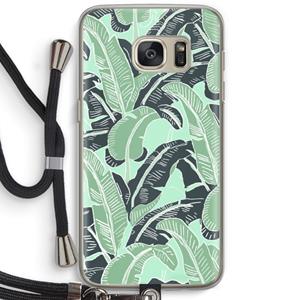 CaseCompany This Sh*t Is Bananas: Samsung Galaxy S7 Transparant Hoesje met koord