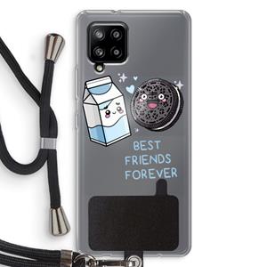 CaseCompany Best Friend Forever: Samsung Galaxy A42 5G Transparant Hoesje met koord