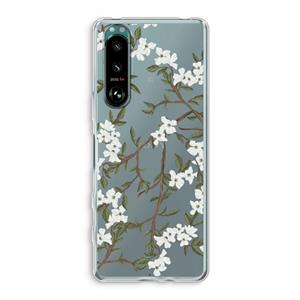 CaseCompany Blossoming spring: Sony Xperia 5 III Transparant Hoesje