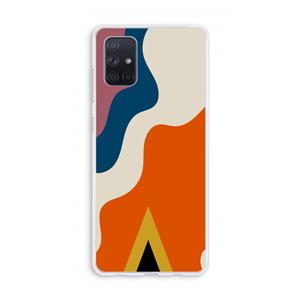 CaseCompany Noor A: Galaxy A71 Transparant Hoesje