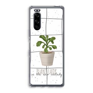 CaseCompany Kamerplant op vensterruit: Sony Xperia 5 Transparant Hoesje