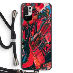 CaseCompany Endless Descent: Xiaomi Redmi Note 10 5G Transparant Hoesje met koord