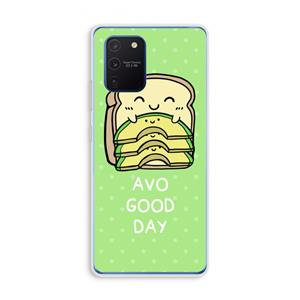 CaseCompany Avo Good Day: Samsung Galaxy Note 10 Lite Transparant Hoesje