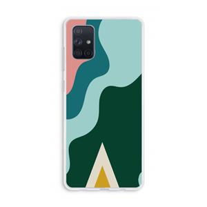 CaseCompany Noor B: Galaxy A71 Transparant Hoesje