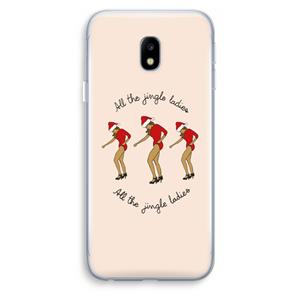 CaseCompany Jingle Ladies: Samsung Galaxy J3 (2017) Transparant Hoesje