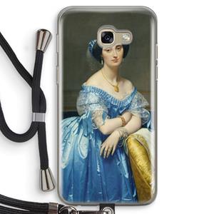 CaseCompany Eleonore: Samsung Galaxy A5 (2017) Transparant Hoesje met koord