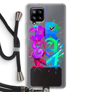 CaseCompany Dream: Samsung Galaxy A42 5G Transparant Hoesje met koord