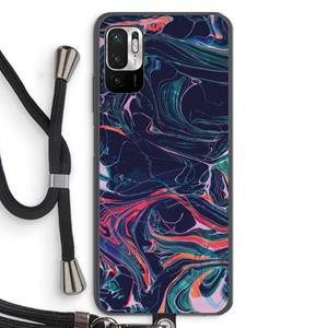 CaseCompany Light Years Beyond: Xiaomi Redmi Note 10 5G Transparant Hoesje met koord