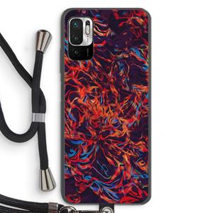 CaseCompany Lucifer: Xiaomi Redmi Note 10 5G Transparant Hoesje met koord